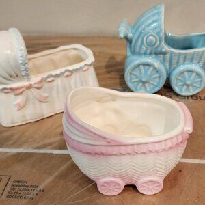 Napcoware / Relpo / ???? Baby Planters set of 3 1960S